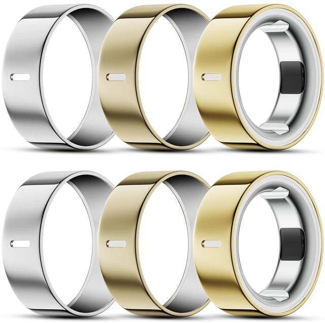 Main image of 6 Pack Ring Cover Compatible with Oura Ring Gen 4/3 Horizon/Heritage Support Charging with Cover on, Ultra-Thin TPU Protector for Men Women, Size 10
