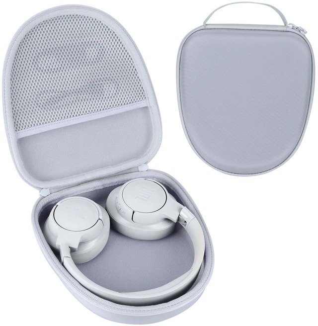 Main image of Case for JBL Tune 710BT 720BT 510BT 660NC 700BT 570BT Headphones Hard Shell Shockproof, Portable Headphone Storage, Mesh Bag Organizer, Lightweight Travel