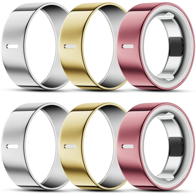 Main image of 6 Pack Ring Cover Compatible with Oura Ring Gen 4/3 Horizon/Heritage Support Charging with Cover on, Ultra-Thin TPU Protector for Men Women, Size 7
