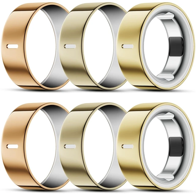 Main image of 6 Pack Ring Cover Compatible with Oura Ring Gen 4/3 Horizon/Heritage Support Charging with Cover on, Ultra-Thin TPU Protector for Men Women, Size 7