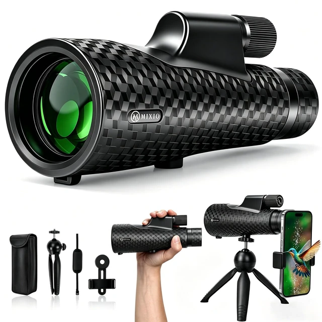 Main image of 15x56 Monocular Telescope High Power Monoculars High Definition Telescope for Adults Kids with Smartphone Adapter&Tripod with BAK-4 Prism Hunting, Bird Watching, Travel Camping, Hiking
