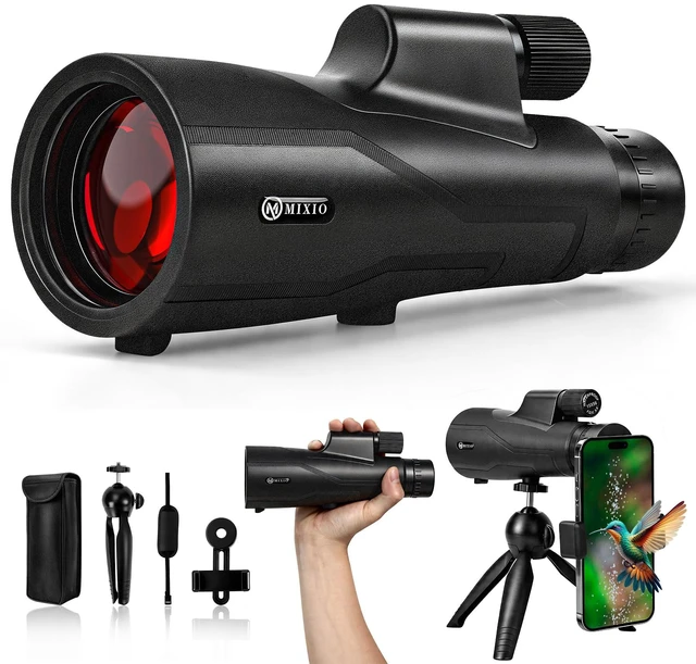 Main image of 15x56 Monocular Telescope High Power Monoculars High Definition Telescope for Adults Kids with Smartphone Adapter&Tripod with BAK-4 Prism Hunting, Bird Watching, Travel Camping, Hiking