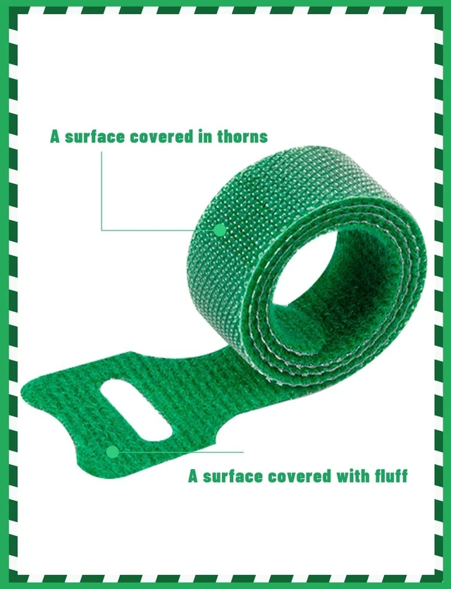 Alt view image 4 of 7 - 200Pcs Reusable Cable Ties, Adjustable Cord Organizer, Garland Ties 12 Inch Garland Straps for Stairs, Electronics, Home Office Desk and PC Cable Management, Durable Microfiber Cloth Straps