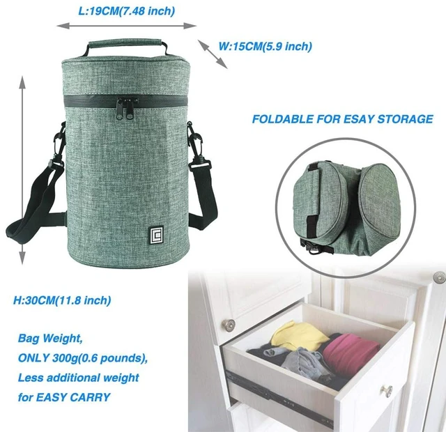 Alt view image 4 of 4 - Travel & Storage Case for Sonos Move/Move 2 Speaker (Charging Base Included, Lite Green)