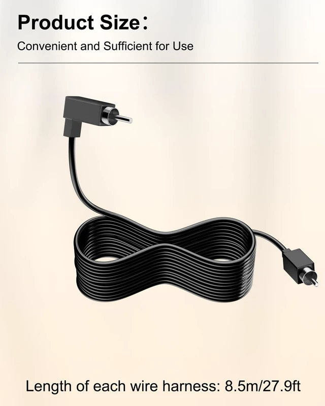 Alt view image 6 of 6 - Replacement for Vizio Satellite Speaker Cable for Vizio V51, 27.9FT Cable Surround Sound Speaker Wire for Vizio V51 M51 SB3651 SB36514 SB4051 SB4251 Satellite Speaker, Soundbar Replacement Cables
