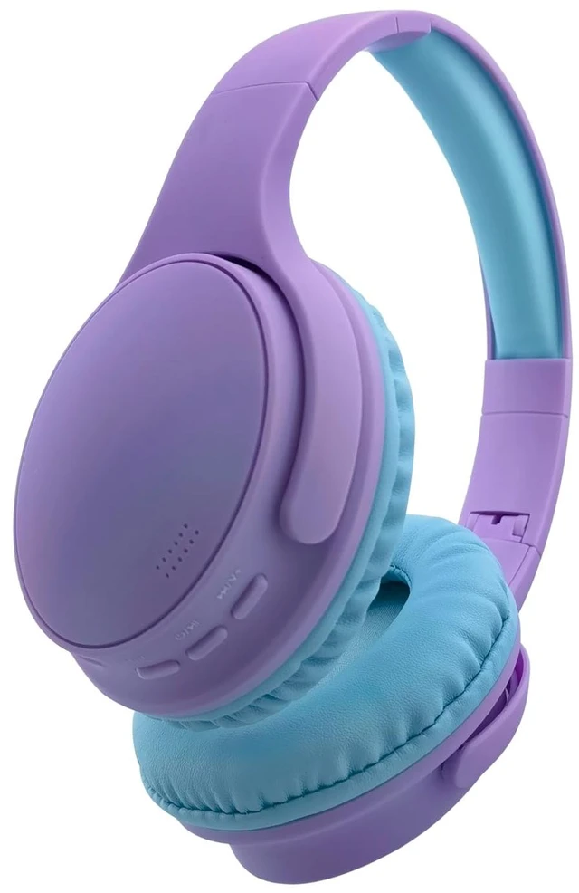 Main image of Kids Wireless Headphones, Bluetooth Headphone for Teen Kids, Over Ear Toddler Headphones Foldable with Built-in Mic for Cell Phones TV Tablet School Network Boys Girls (e6 Purple)
