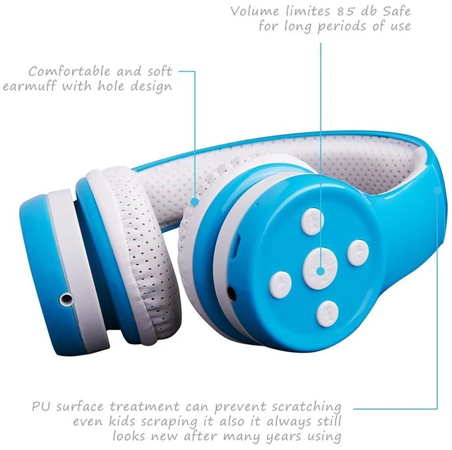 Alt view image 4 of 7 - Toddler Wireless Headphones Bluetooth Kids Headphones for Boys Girls