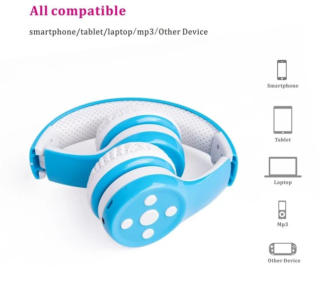 Alt view image 6 of 7 - Toddler Wireless Headphones Bluetooth Kids Headphones for Boys Girls