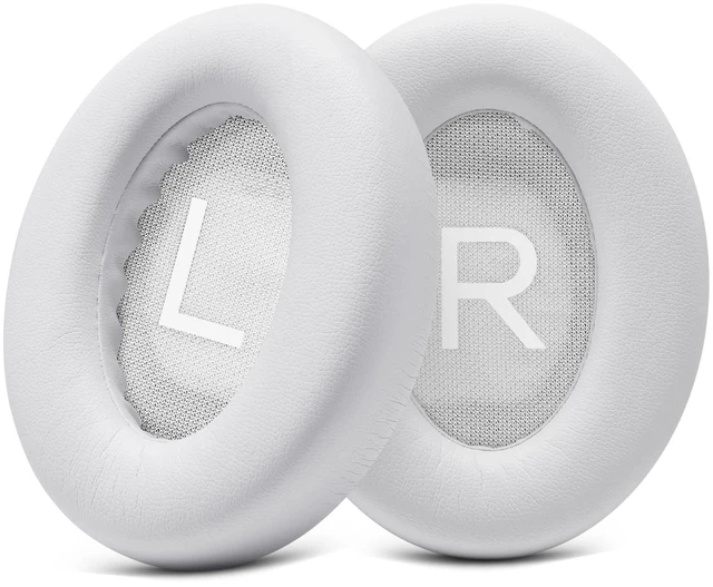 Main image of Ear Pads Replacement for Bose NC700, White Earpads for Bose Noise Cancelling Headphones 700, Soft Protein Leather, High-density Memory Foam