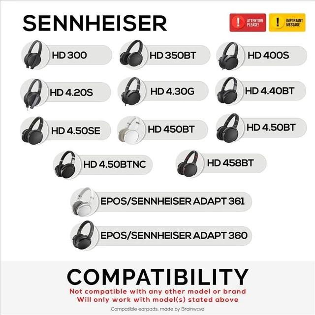 Alt view image 2 of 7 - Replacement Perforated Earpads for Sennheiser HD4.50BT HD4.50BTNC HD450BT HD4.50SE HD4.40BT HD4.30G HD4.20S HD458BT HD450 HD400S & HD 350BT - Memory Foam for Extra Comfort by (Turquoise)