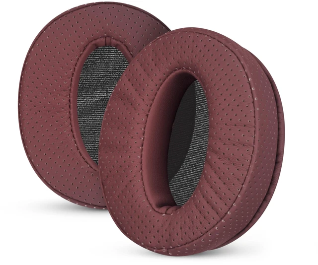 Main image of Replacement Perforated Earpads for Sennheiser HD4.50BT HD4.50BTNC HD450BT HD4.50SE HD4.40BT HD4.30G HD4.20S HD458BT HD450 HD400S & HD 350BT - Memory Foam for Extra Comfort by (Dark Red)