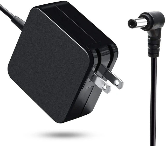 Main image of 65W Laptop Charger Compatible with Q551L U56E X550C X551M R554L Q500A X555L F555L U47A S400C S500C U46E ADP-45BW B Adapter Power Supply Cord 5.5 mm * 2.5 mm Only Not Fit 3.0mm 4.0mm Type-C