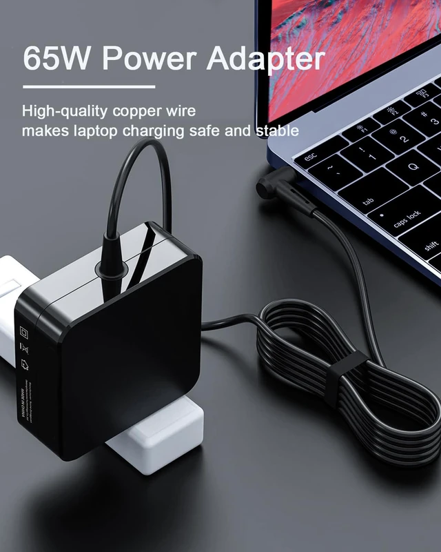 Alt view image 4 of 7 - 65W Laptop Charger Compatible with Q551L U56E X550C X551M R554L Q500A X555L F555L U47A S400C S500C U46E ADP-45BW B Adapter Power Supply Cord 5.5 mm * 2.5 mm Only Not Fit 3.0mm 4.0mm Type-C