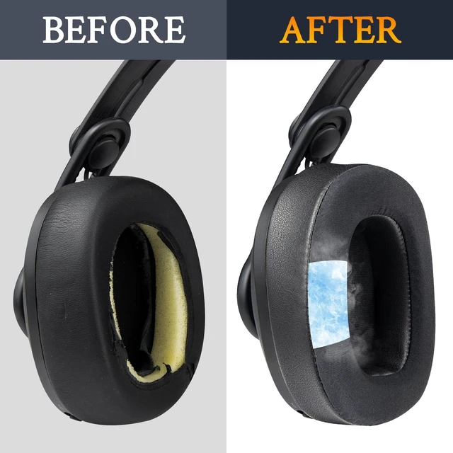 Alt view image 7 of 7 - Cooling Earpads for AKG K361/K371 - Black for AKG Pro Audio K371/K371BT/K361/K361BT Headphones