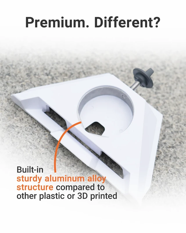 Alt view image 6 of 7 - Starlink Mini Pipe Adapter Kit (Built-in Durable Aluminum Frame) Fits 1/4" Tripod / Pipe / Pole Mount ORLNK