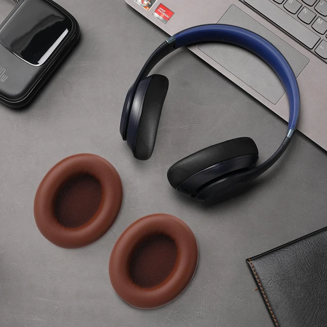 Alt view image 6 of 6 - Ear Pads for Beats Studio Pro, Shock-Absorbing Foam Protein LeatherEarth