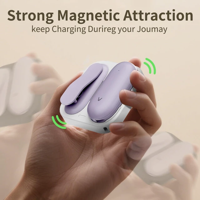 Alt view image 6 of 7 - 2-in-1 Magnetic Charging Dock for PLAUD NotePin Voice Recorder with USB-C Braided Cable, Fast Charging Replacement Accessory for NotePin AI Voice Recorder
