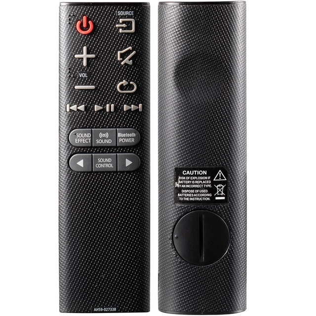 Alt view image 5 of 6 - New AH59-02733B Replacement Sound Bar Remote Control Compatible with Samsung SoundBar HW-H450 HW-HM45 HW-HM45C HW-H450/ZA