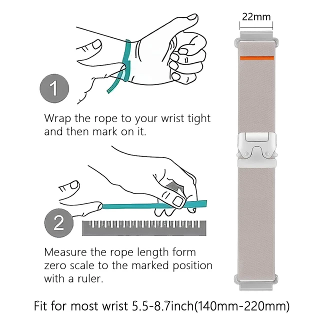 Alt view image 6 of 7 - Nylon Bands 22mm Compatible with COROS PACE 3/APEX 4 42mm/APEX Pro/APEX 2 Pro/APEX 46mm/PACE Pro Adjustable Sport Replacement Straps for Women Men