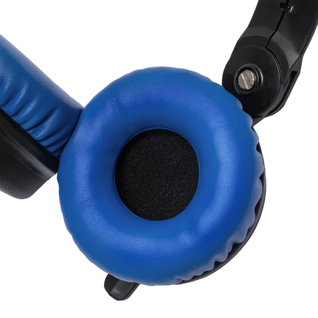 Alt view image 5 of 6 - Ear Pads Headband Kit for Sennheiser HD25, HD250BT, HMD25, Blue Complete Kit: Ear Pads & Headband & 2 Foam Tuning Discs
