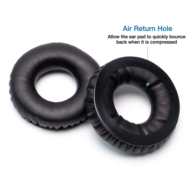 Alt view image 3 of 7 - Ear Pads Headband Kit for Sennheiser HD25, HD250BT, HMD25, Black Complete Kit: Ear Pads & Headband & 2 Foam Tuning Discs