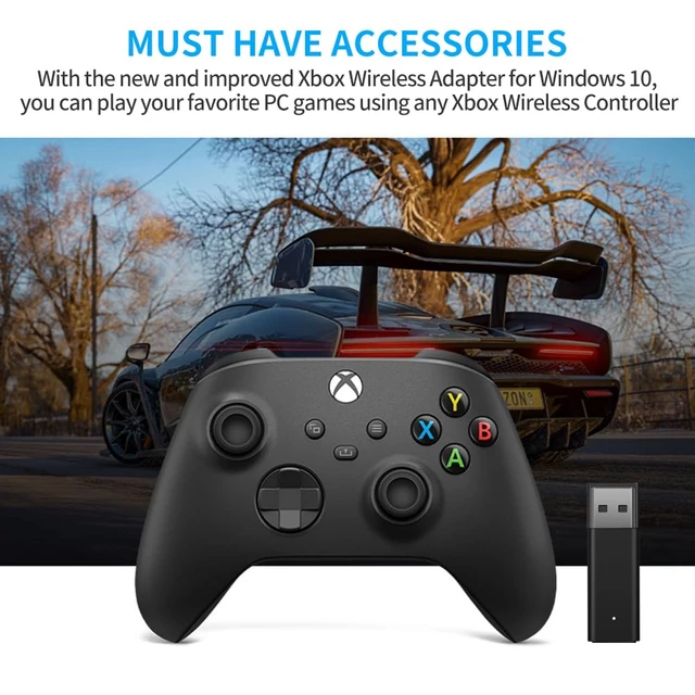 Alt view image 3 of 6 - Wireless Adapter Dongle Accessories with Official IC Chip for PC Windows 10 11 Compatible with Xbox One Controller