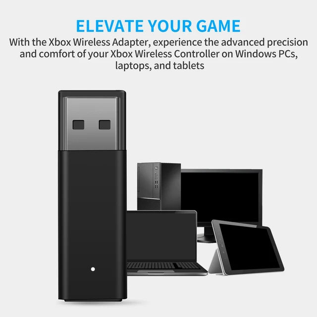 Alt view image 5 of 6 - Wireless Adapter Dongle Accessories with Official IC Chip for PC Windows 10 11 Compatible with Xbox One Controller