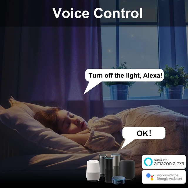 Alt view image 3 of 7 - ZigBee Smart Power Strip,Surge Protector with 4 Individually Controlled Smart Outlets and 2 USB Ports, Compatible with Alexa Google Home, 5Feet Extension Cord