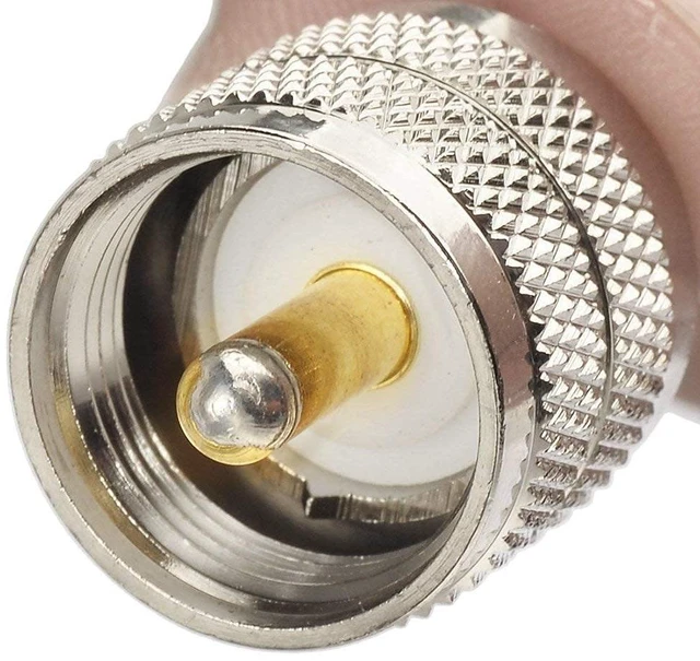 Alt view image 7 of 7 - CB Coax Cable 2ft RG58 UHF Pl259 Male to Male Coaxial Cable 2-Pack Right Angle PL-259 Jumper Outdoor for HAM CB Radio Antenna Analyzer Tunner Dummy Load SWR Meter