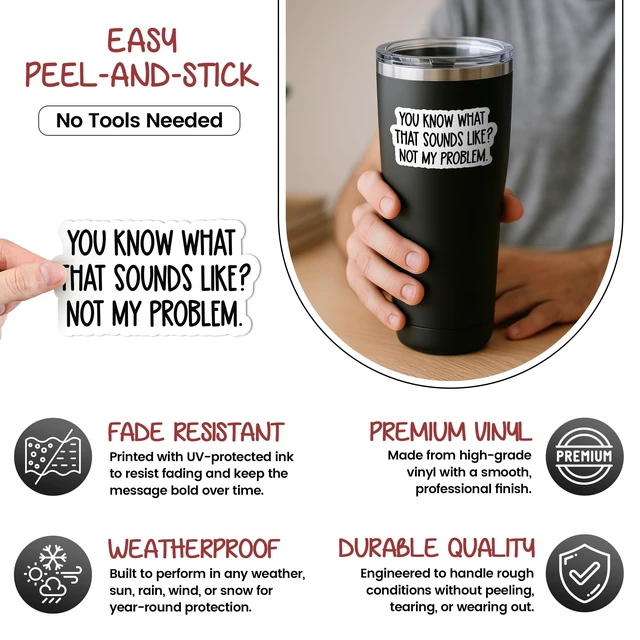 Alt view image 5 of 7 - Funny Work Stickers for Adults 20 Pcs, (10 Stickers x 2) - Strong Adhesive, Funny Laptop Decals - But Did You Die Sticker, But Did You Document It Sticker and Others