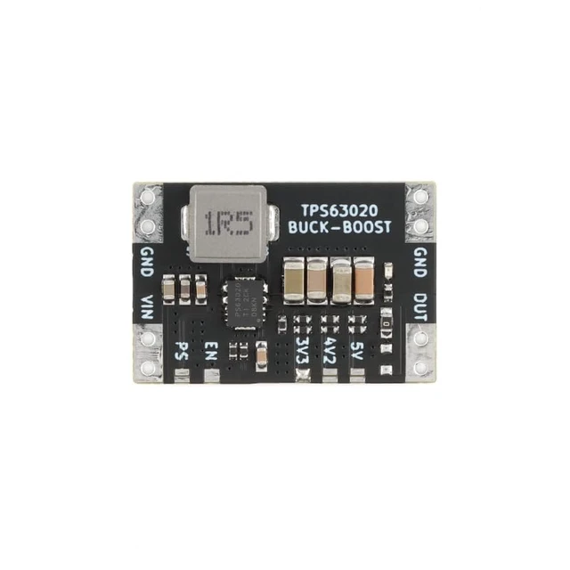 Alt view image 3 of 5 - 5Pcs XL63020-3.3 USB DC DC Voltage Boost Buck Converter Power Module Lithium Battery Step-Up Power Module Step Down XL63020-3.3V TPS63020 Microcontroller Power Supply Low Ripple USB