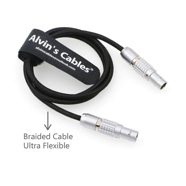 Alt view image 2 of 7 - Flexible 2 Pin Male to 2pin Cable Power Teradek Bond via ARRI Alexa Camera