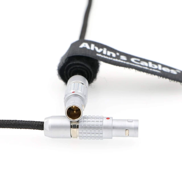 Alt view image 7 of 7 - Flexible 2 Pin Male to 2pin Cable Power Teradek Bond via ARRI Alexa Camera