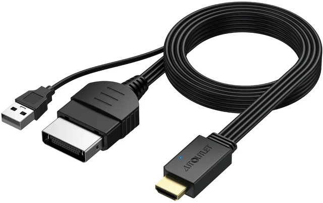 Main image of HDMI Adapter for Original Xbox Console, Plug & Play, Liner Desgin Native Component Signals HDMI Cable Compatible with Original Xbox Console
