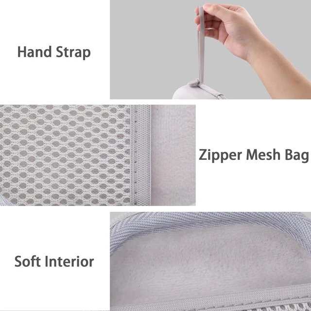 Alt view image 4 of 7 - Hard Case for Bose SoundLink Micro 2nd Gen Portable Bluetooth Speaker Protective Storage Box, Portable Carrying Box, Smooth Zipper, Zippered Closure, Travel-ready, White Case