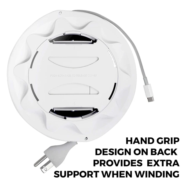 Alt view image 7 of 7 - Cord Winder for MacBook Charger Organizer, Cable Reel for MacBook Chargers, Travel Charging Case 60W, 61W, 67W USB-C & MagSafe, Apple MacBook Pro & Air Cord Storage, Large