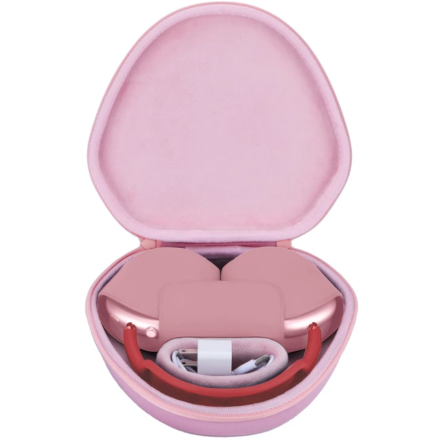 Alt view image 2 of 7 - Storage Case Compatible with Apple AirPods Max Over-Ear Headphones Lightweight Carry, Secure Storage, Convenient Zipper, Soft Interior,Dark Blue Case