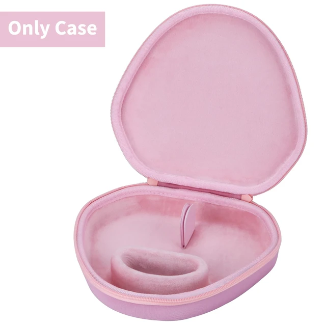 Alt view image 3 of 7 - Storage Case Compatible with Apple AirPods Max Over-Ear Headphones Lightweight Carry, Secure Storage, Convenient Zipper, Soft Interior,Dark Blue Case