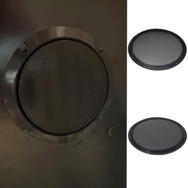 Alt view image 4 of 4 - 2 Pcs 10 Inch Metal Mesh Speaker Grills Covers Subwoofer Grill Protective Case with Mounting Screws for Home Audio Car Speaker (Black)