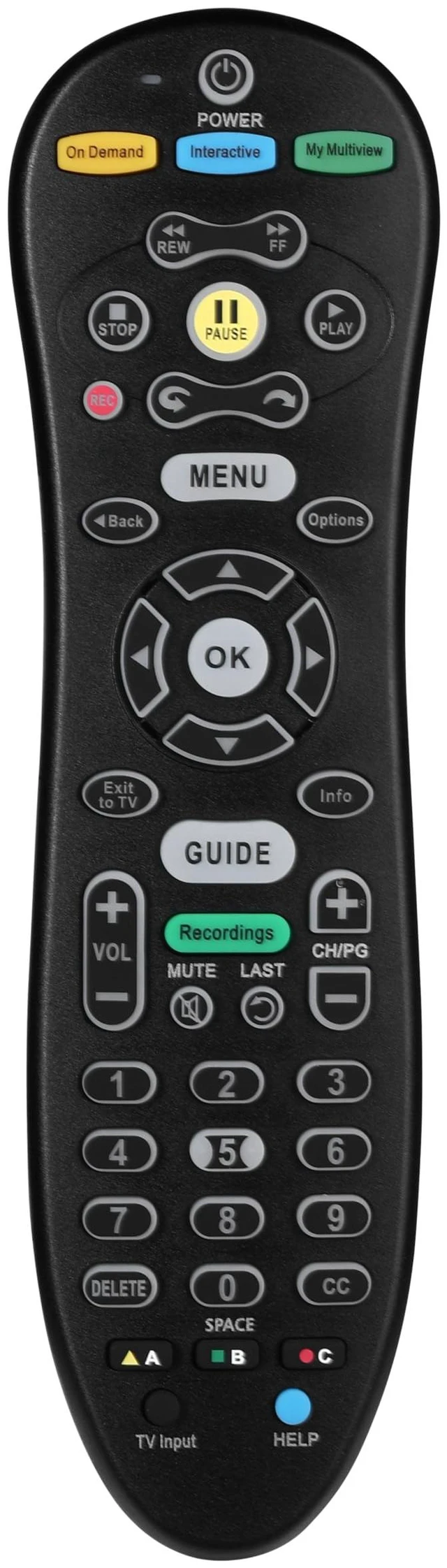 Alt view image 3 of 6 - S30 S30-S1B Remote Control Fit for U-Verse Receiver Cable Box ISB7005 ISB7000