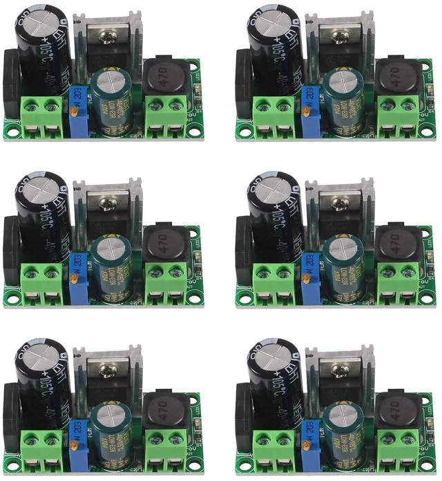 Main image of 6pcs AC/DC to DC Step Down Buck Converter Voltage Regulator Power Supply Board 2A LM2596HV Converter Module