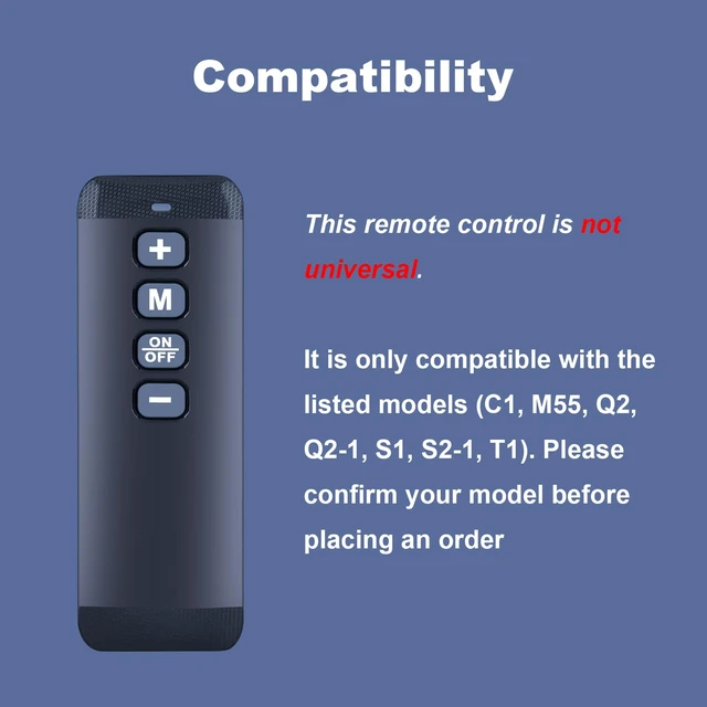 Alt view image 3 of 5 - Walking Pad Remote Control for HomeFitnessCode Treadmill Walking Pad C1 M55 Q2 Q2-1 S1 S2-1 T1