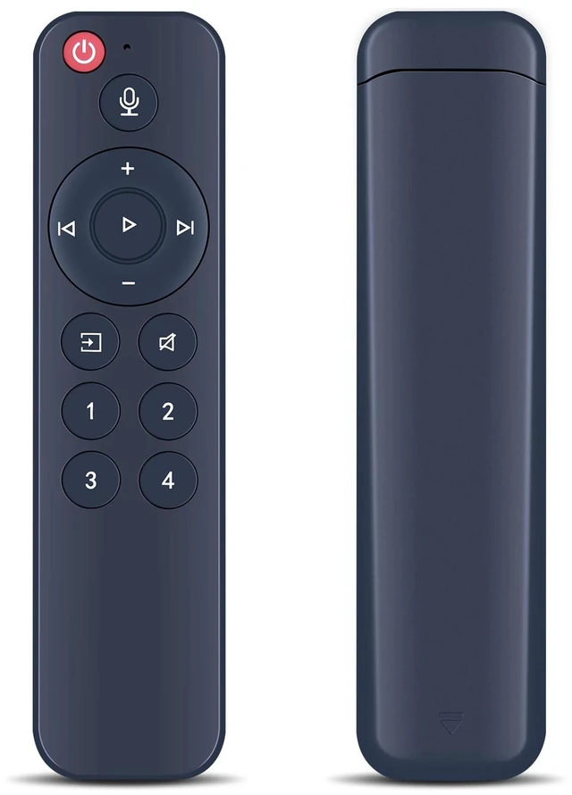 Main image of Voice Replacement Remote for WiiM Mini AirPlay 2 Pro Plus and Pro Audio Streamer, Push-to-Talk, 4 Music Preset Buttons