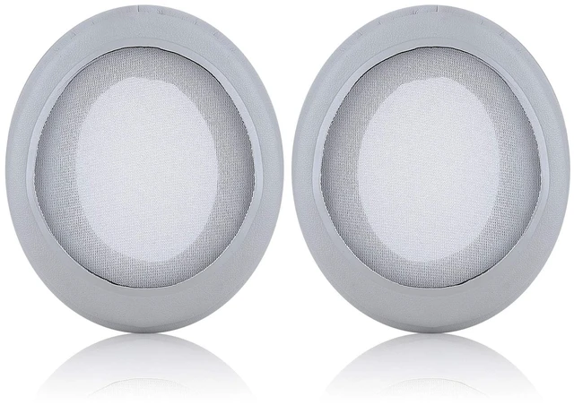 Alt view image 5 of 7 - Replacement Ear Pads Cushion Cover with Protein Leather & Memory Foam for Razer Nari, Ultimate, Essential, Kraken Kitty, Kraken Tournament Edition Headset ONLY Oval (Grey&Gel)