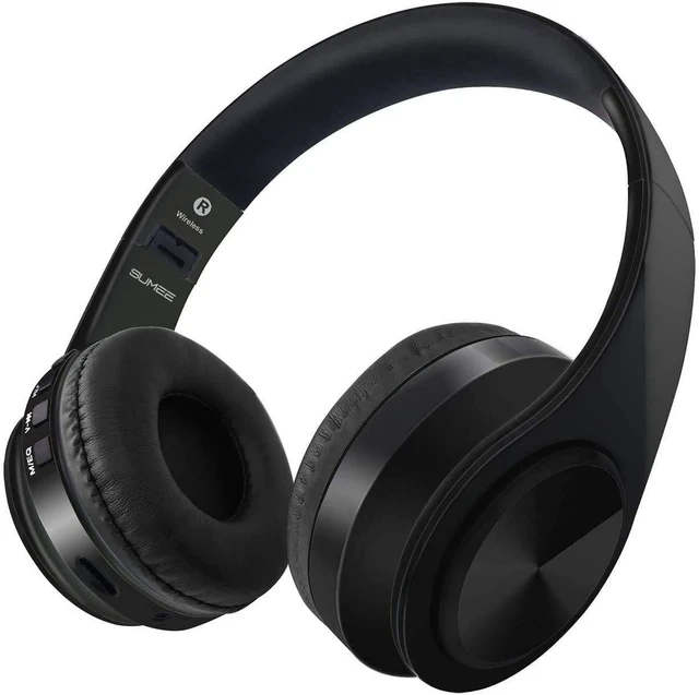 Main image of Waterproof Over-Ear Headphones,V5.0 HD Stereo Sound Wireless Headphones with Mic, Passive Noise Cancelling Headsets for Gym Running Workout Men, Women