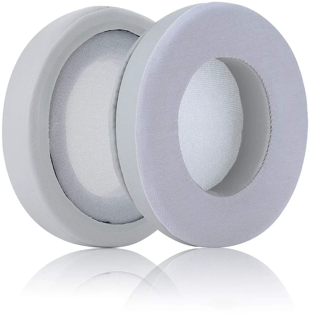 Alt view image 6 of 7 - Replacement Ear Pads Cushion Cover with Protein Leather & Memory Foam for Razer Nari, Ultimate, Essential, Kraken Kitty, Kraken Tournament Edition Headset ONLY Oval (Grey&Gel)