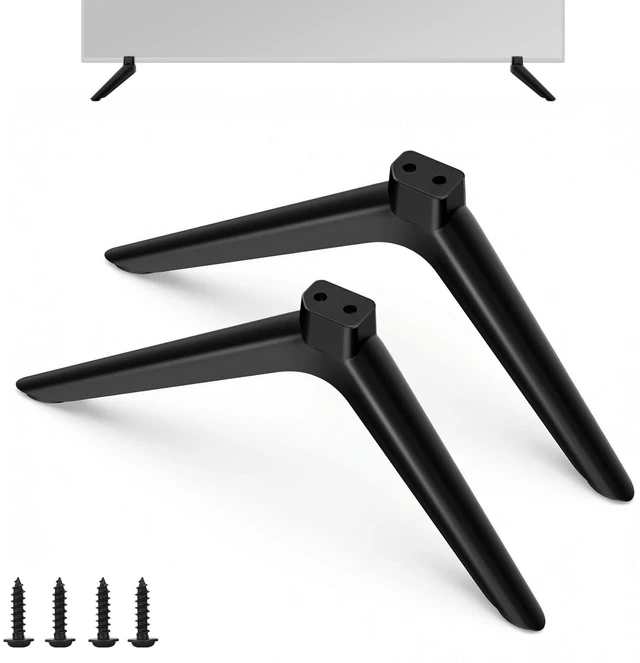 Main image of TV Stand Legs Exclusive for Onn 100018254 100002458 Roku TV, for Onn Roku TV Legs Replacement, Stable Tabletop Design, Screws and Anti-Slip Feet Pad Included