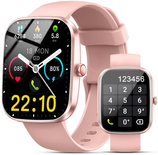 Main image of Smart Watch, 1.96" HD SmartWatch, Touch Screen Answer/Make Call, IP68 Waterproof 105+ Sport Fitness Tracker, Activity Tracker with Sleep Monitor/SpO2/Heart Rate/Pedometer for Android iOS