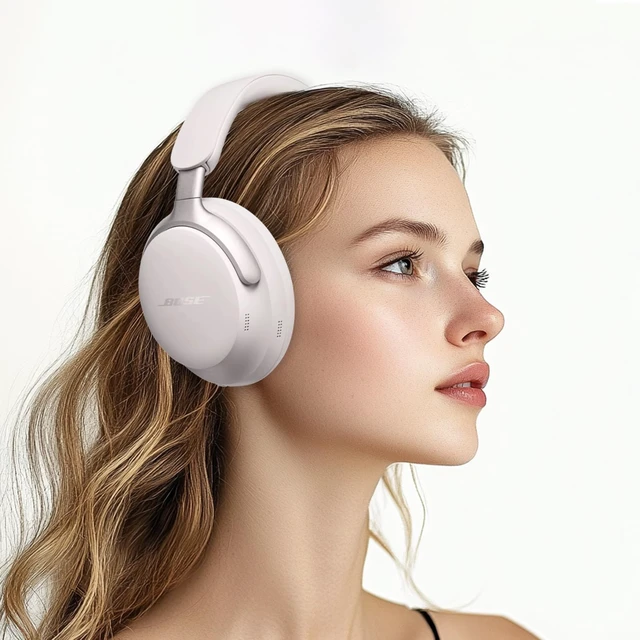 Alt view image 6 of 7 - Replacement Ear Pads for Bose QC Ultra and QC Ultra 2, White Smoke Upgraded Memory Foam Ear Cushions with Soft Protein Leather for Enhanced Comfort and Noise Isolation