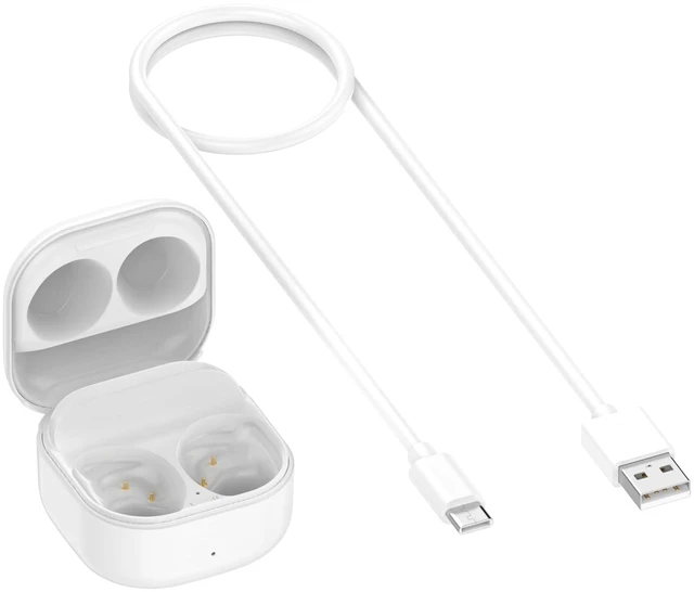 Main image of Charging Case Compatible for Samsung Galaxy Buds Fan Edition(FE) SM-R400, Charger Cradle Station Box with Type-C USB Cable for Samsung Galaxy Buds FE Earbuds (White)
